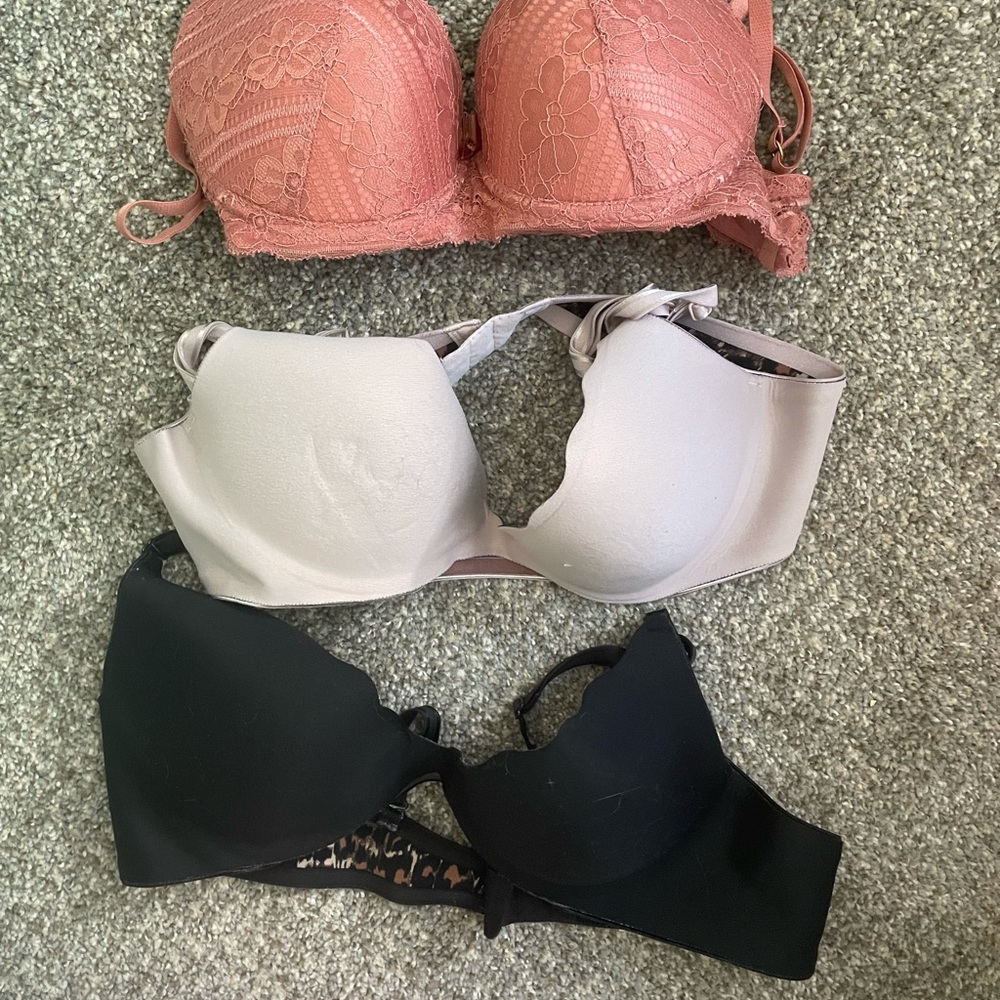Bras! One extreme push-up others less so